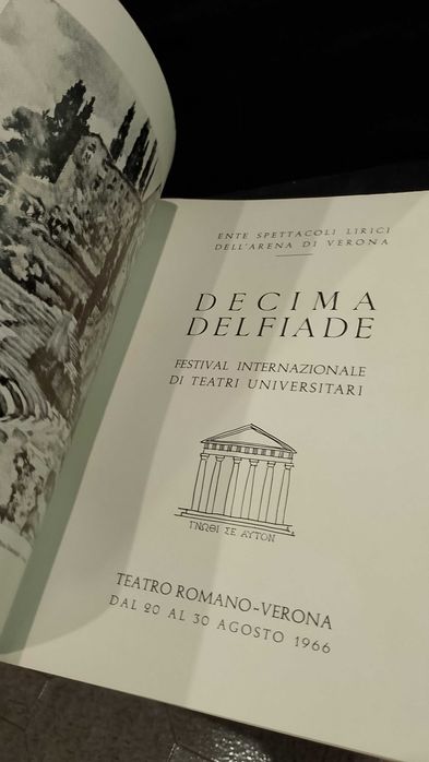 Teatro Romano di Verona 1966 Festival Internazionale