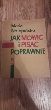 Książka Jak mówić i pisać poprawnie wydanie z 1972 roku
