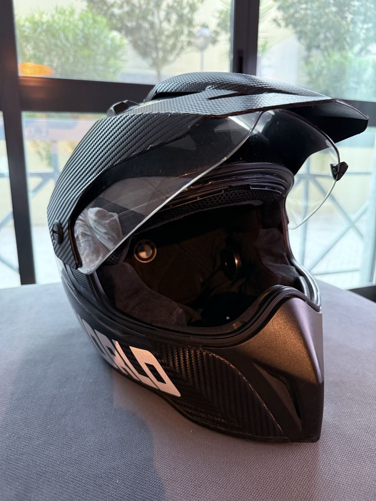 Capacete BMW Enduro Carbono Como Novo 58/59