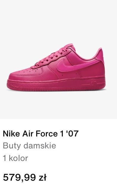 Nike Air Force 1 Rose