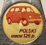 Fiat 126p Maluch brelok otwieracz do piwa breloczek PRL