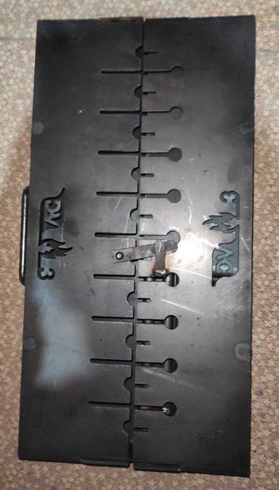 Мангал-чемодан на 6, 8, 10, 12 шампурів напряму від заводу