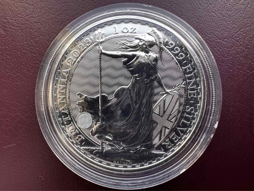 Инвестиционная монета Британия 2023год 2 фунта серебро
