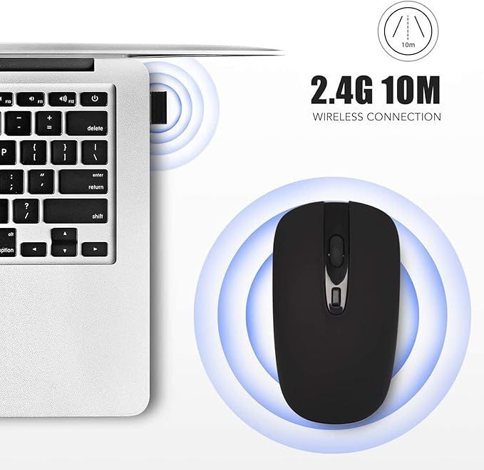 Cimetech Mysz Bezprzewodowa 2.4Ghz Cicha 1600Dpi Usb Slim