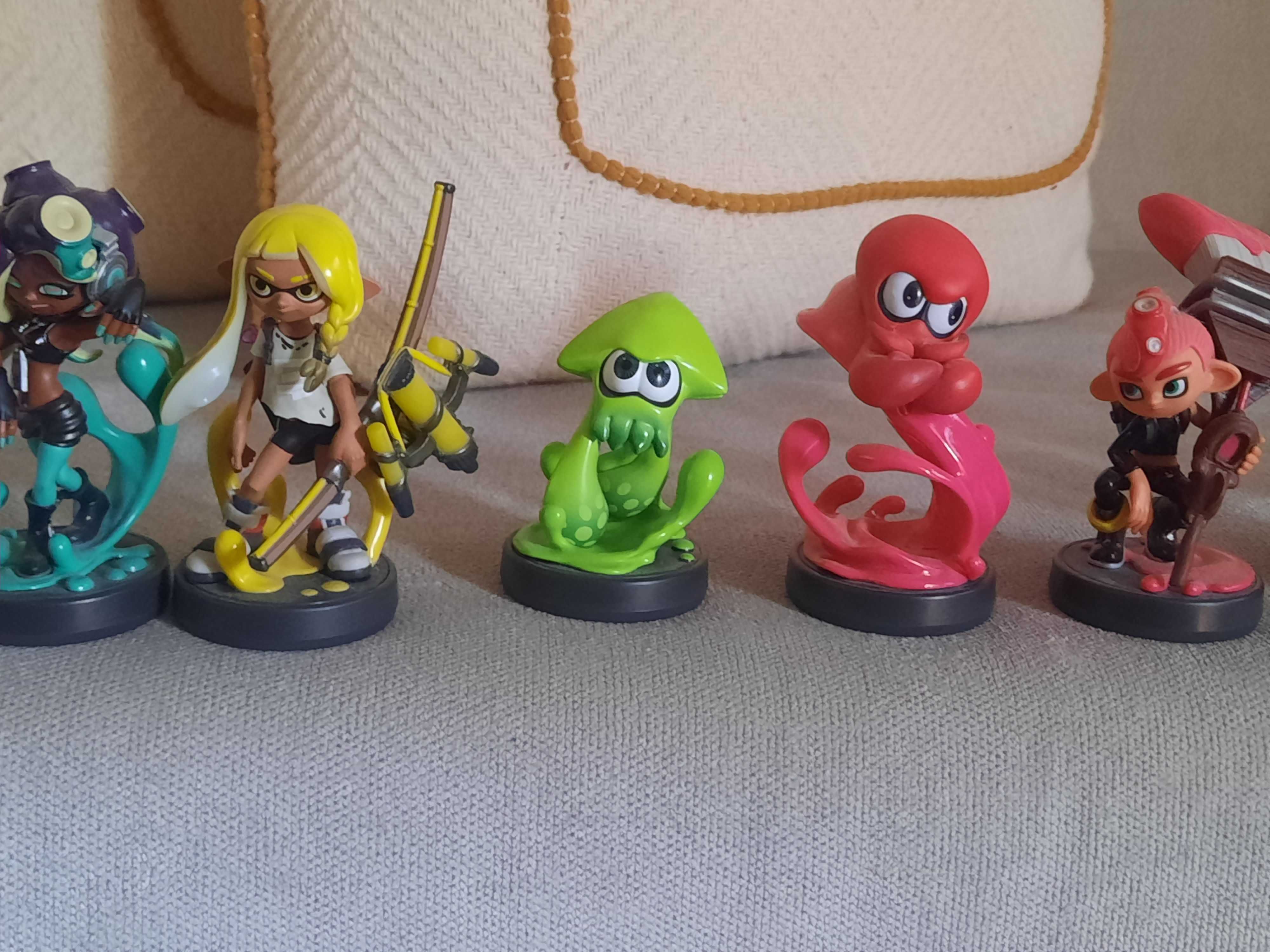 11 figuras amiibo splatoon