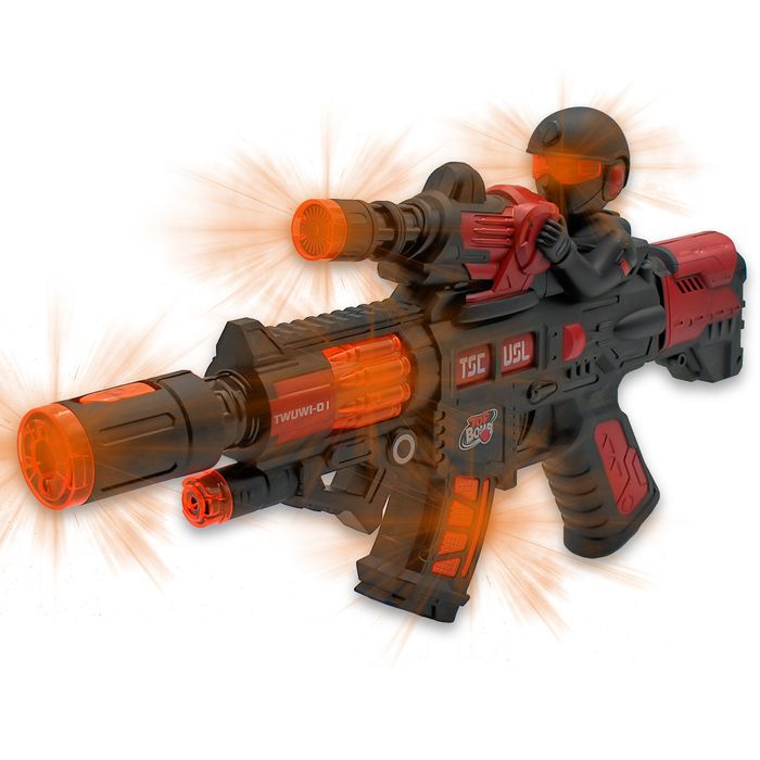 Pistolet karabin zabawka para wodna światło dźwięk mega efekty