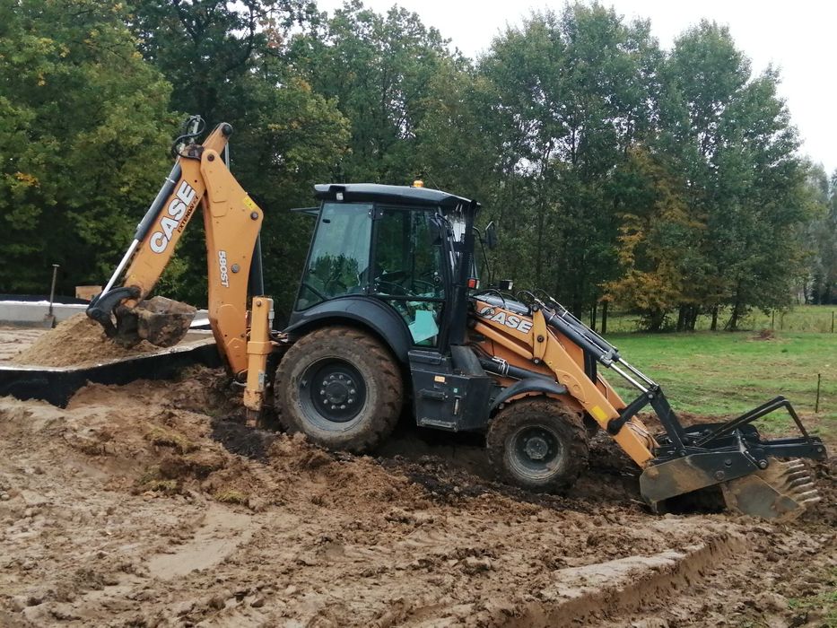 Wynajem, usługi Koparko lodawarki,minikoparka 5ton minikoparka 3ton