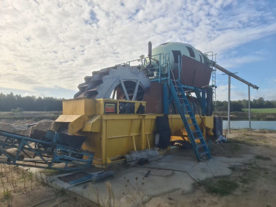 Koło odwadniające 3,5 m + betonomieszarka