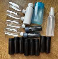 Buteleczki mini pojemniki do kosmetyków MIX 16 sztuk