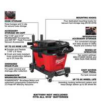 Milwaukee M18 Fuel 0910-20 промисловий пилосос зі США