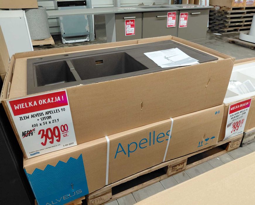 OUTLET Meblowy NAWET DO -75%! - szafki, meble łazienkowe, akcesoria