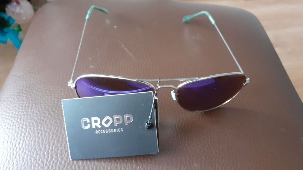 Okulary CROPP UNISEX Pilotki kolor fioletowy