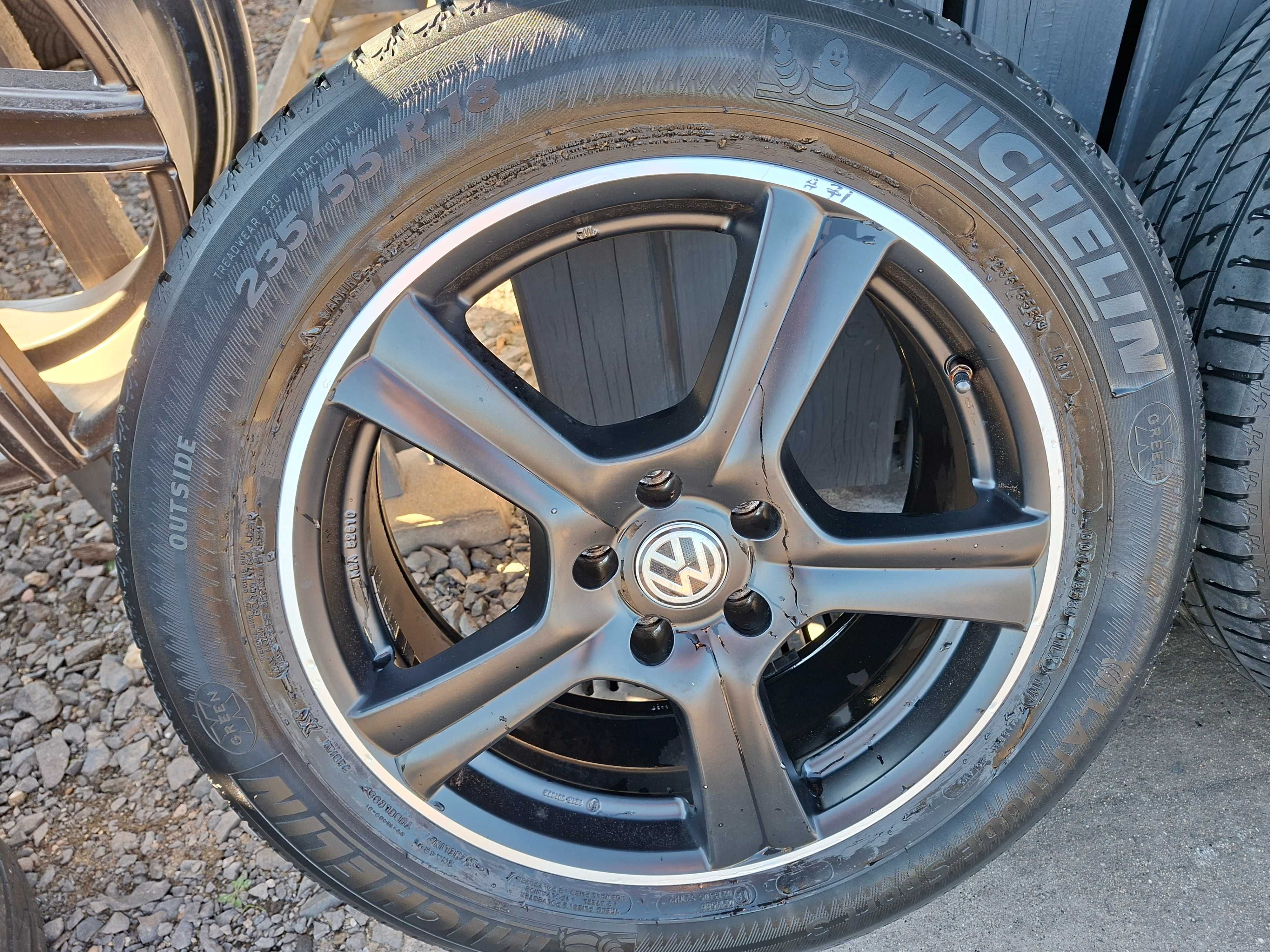 [K26] KOŁA LETNIE,ALUFELGI 18'' 5x112 VW Tiguan,AUDI Q3+235/55R18.