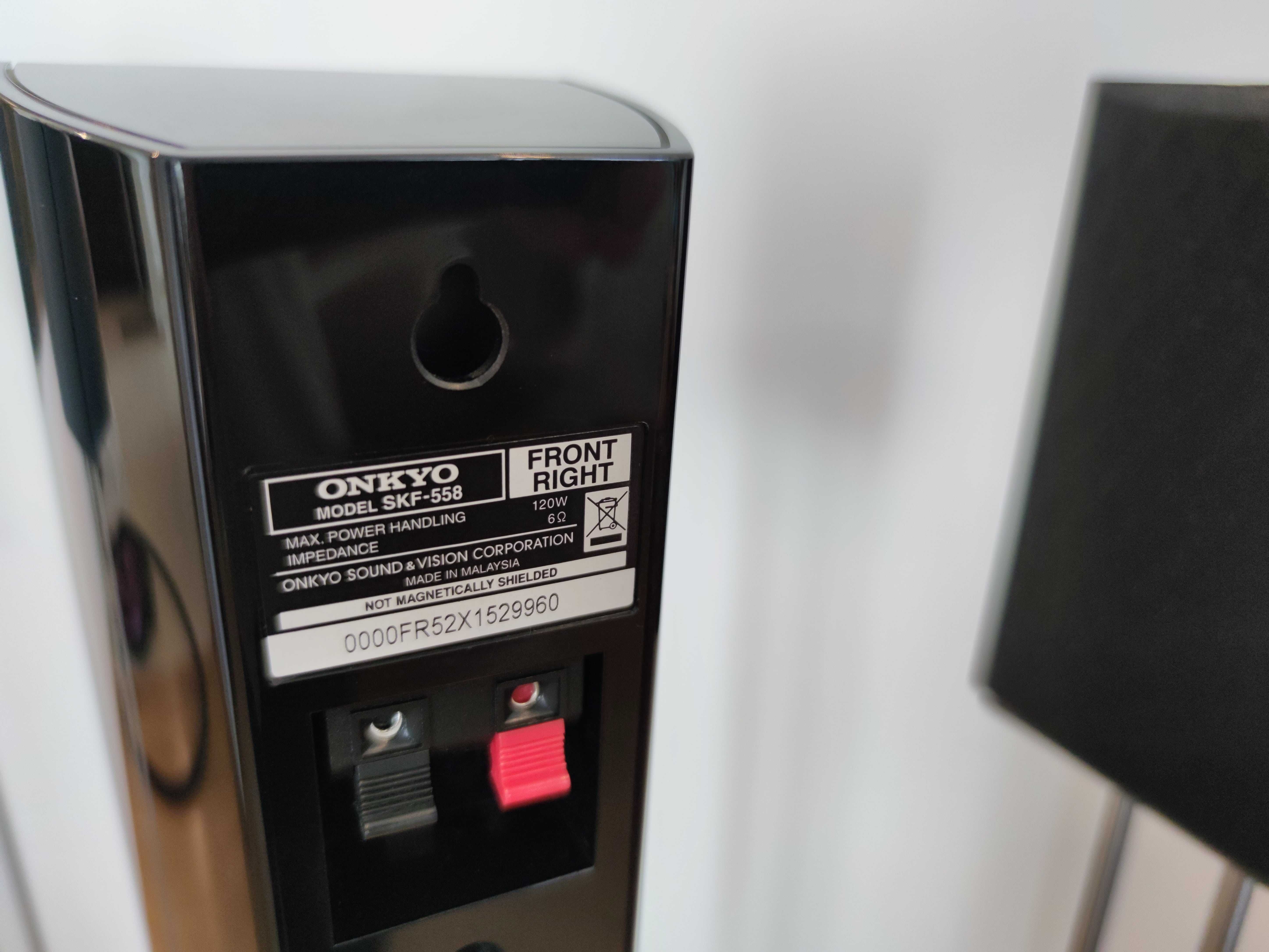 ZESTAW GŁOŚNIKÓW 5.1 ONKYO do kina domowego + stojaki
