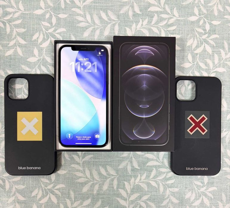 iPhone 12 pro 128GB Graphite - Bateria nova 100% (Oficial - Fnac)