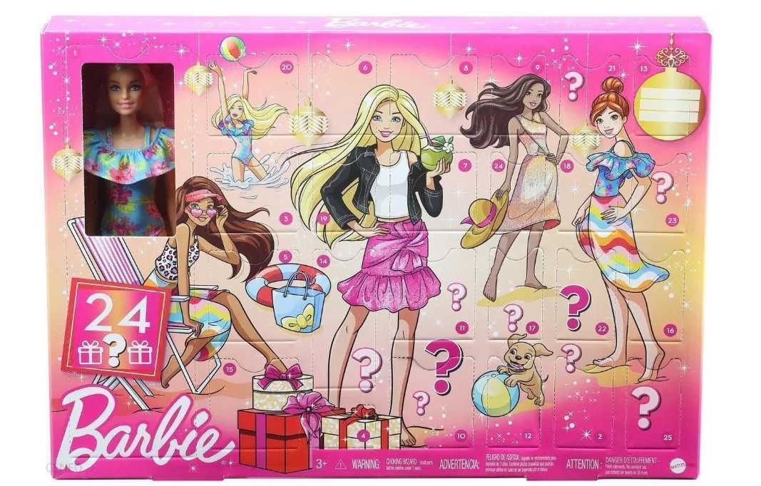 kalendarz adwentowy na święta barbie nowy