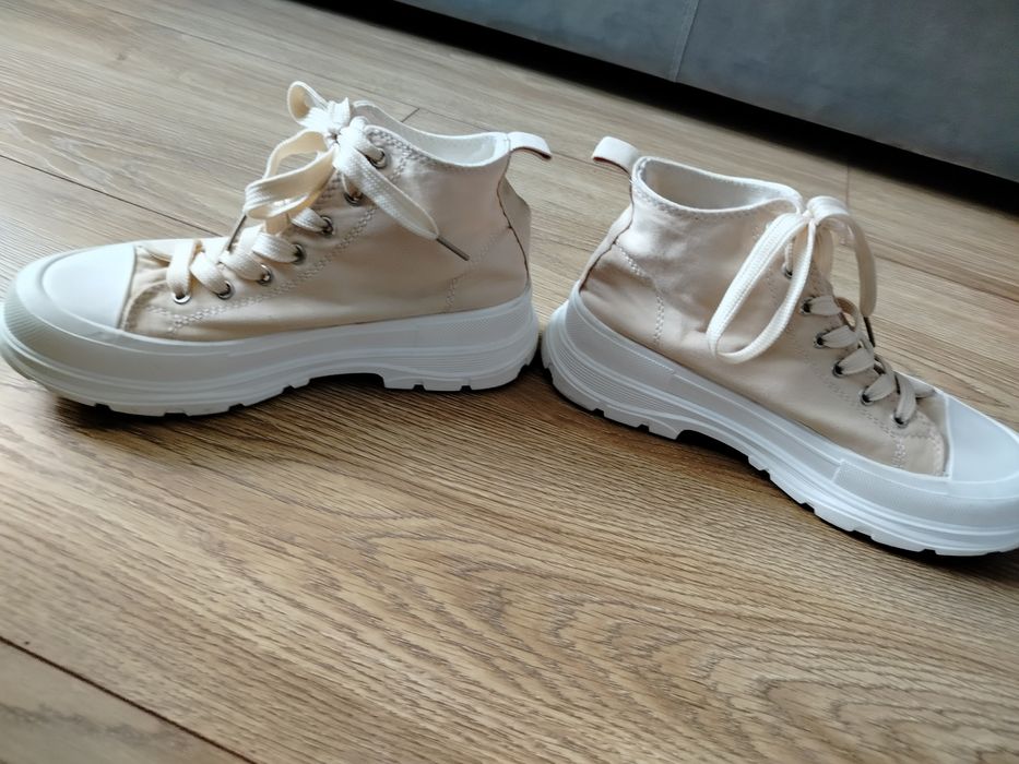 Trampki wysokie dziewczęce