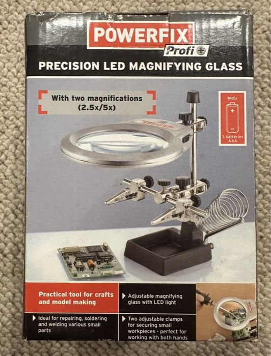 Lupa Led do mechaniki precyzyjnej Powerfix