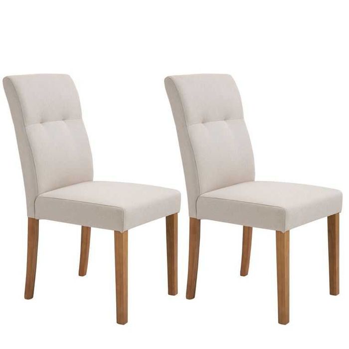 Conjunto de 2 Cadeiras com Encosto Alto