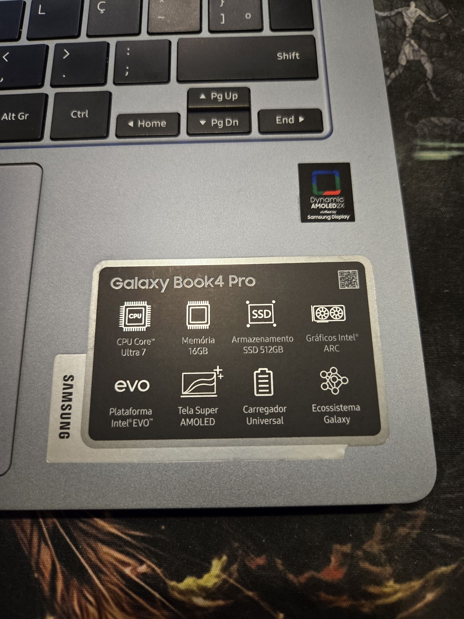 Samsung Galaxy Book4 Pro 14″ – Intel Ultra 7 / 16 GB / 512 GB SSD /