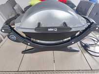 WEBER Q140  Grill Elektryczny 2200W Żeliwne Ruszta
