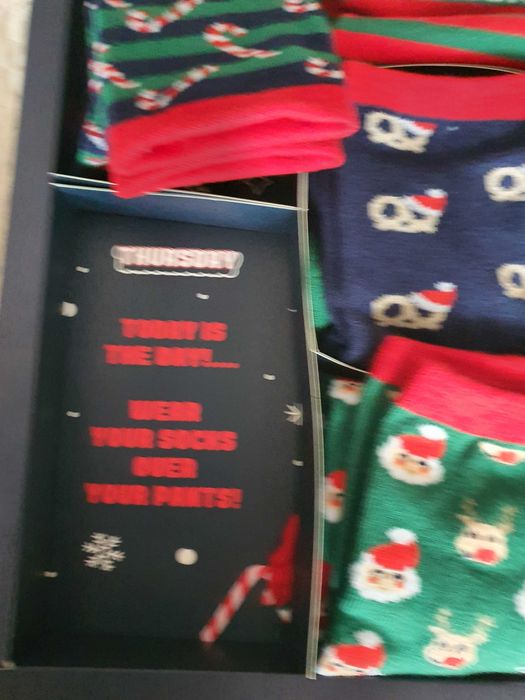 conjunto de 7 meias de natal 4-5 anos