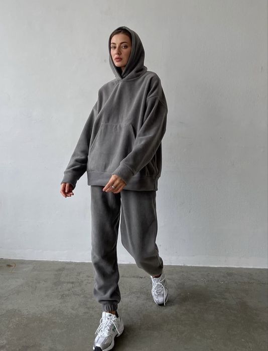 Костюм фліс тедді М з худі