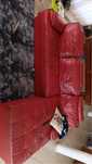Sofa com chaise em pele