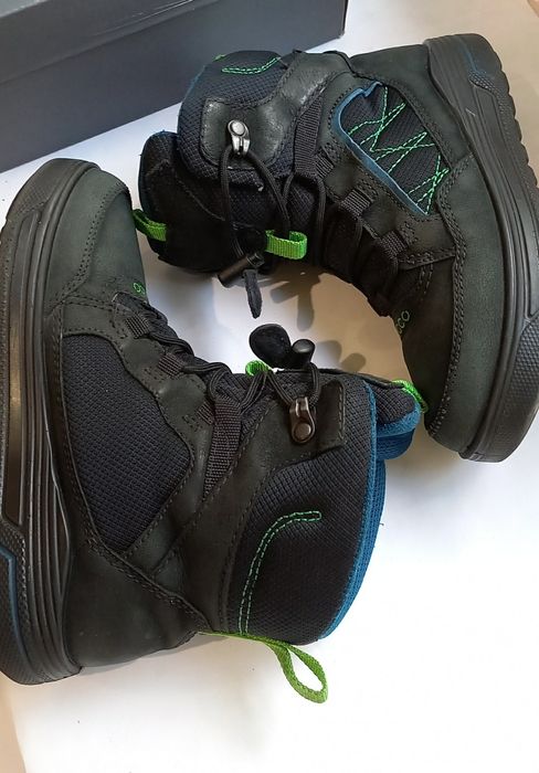 Ecco 32 рр зимові чоботи зимние ботинки 21 см