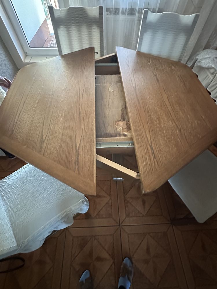 Piekne meble stol i 6 krzesel