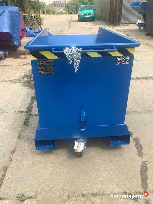 Koleba Samowyładowcza Na Kołach PMMC 400L-Małe Przestrzenie KONTENER