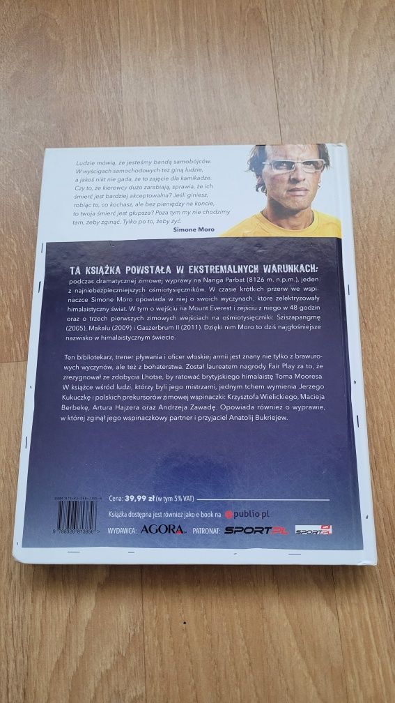 Książka Zew Lodu Simone Moro