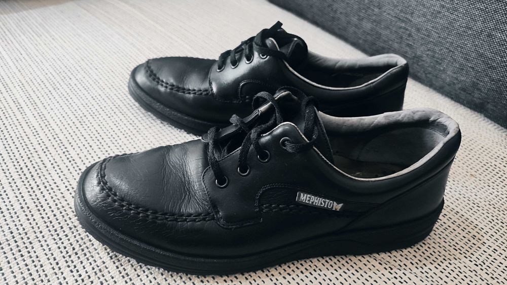Mephisto - buty męskie, skóra naturalna, system amortyzujący