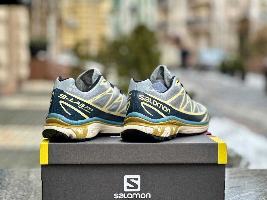 !SALE! Salomon XT-6 Beige/Blue | 40 41 42 43 44 45 мужские кроссовки
