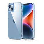 etui do iphone 14 plus z żelową ramką protective case przezroczyste