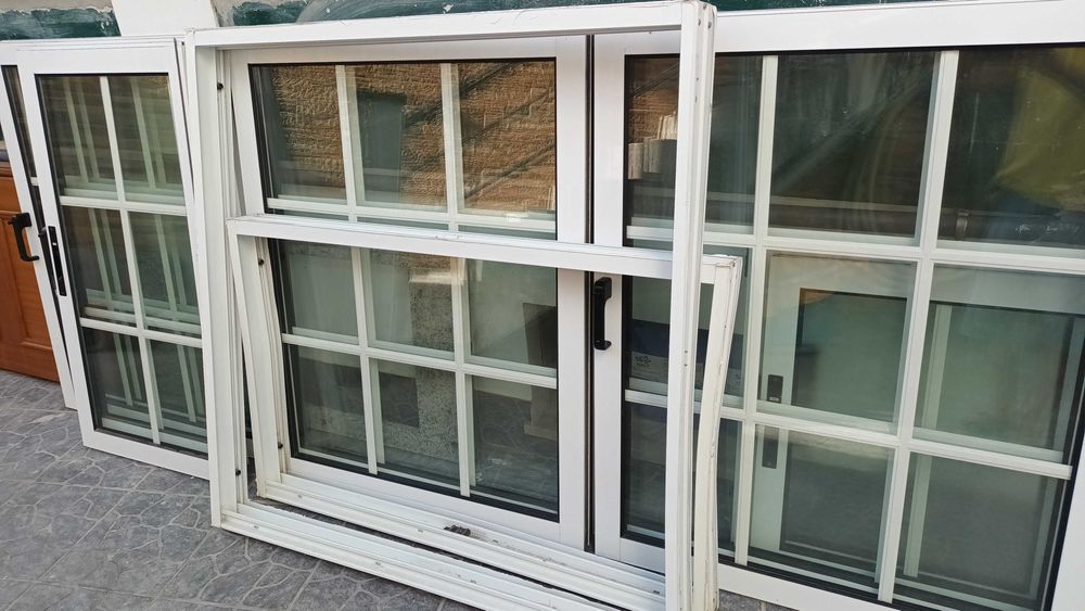 Conjunto Sacadas e janelas Alumínio vidro duplo