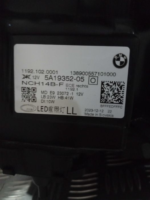 BMW i4 g26 g22,g23 lampa prawy przód