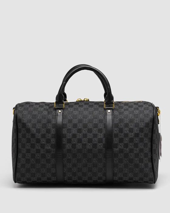 Jordan Duffle Monogram чорна спортивна сумка в зал Nike