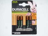 4 x Akumulatorki Duracell AAA 750mAh NiMH - Małe Paluszki