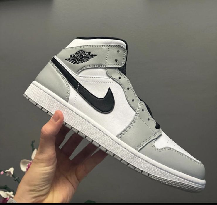 szare jordany 1 sneakersy nike air jordan 1 grey shoes popular