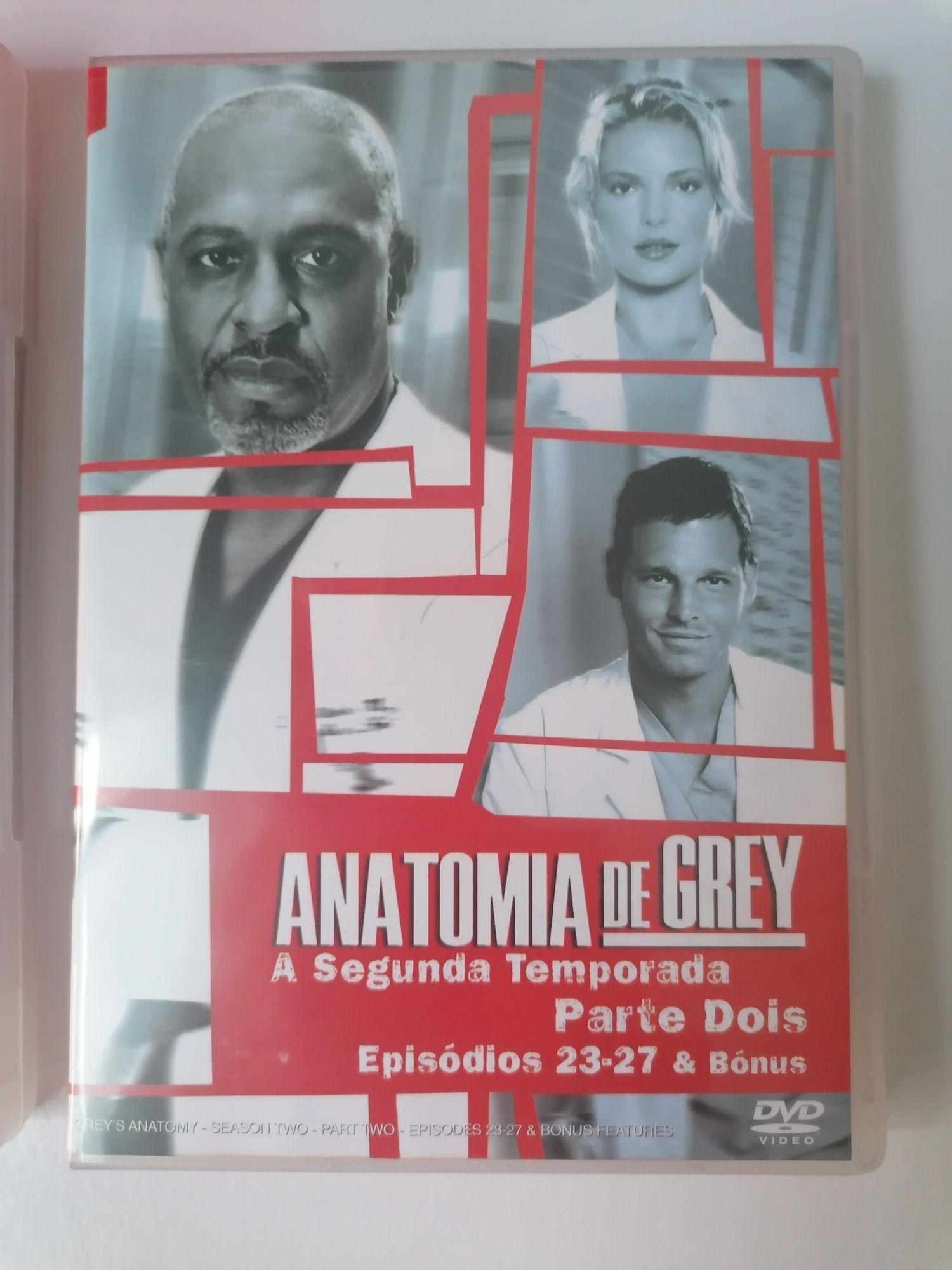 Dvds Anatomia de Grey, Segunda temporada, parte I, II