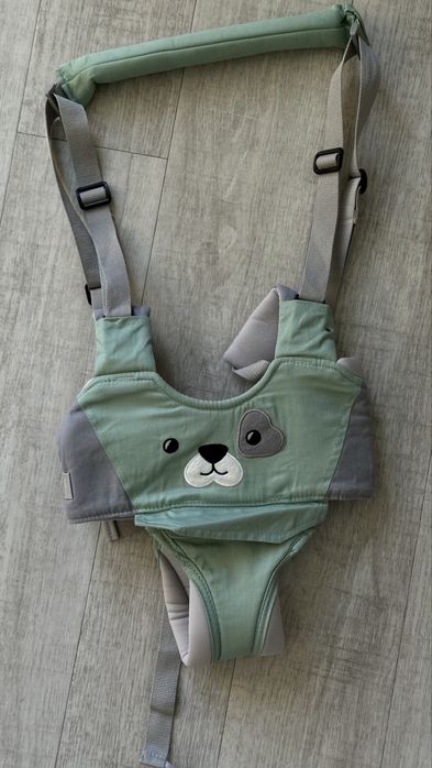 вожджі ходунки дитячі ведмедик блакитні нові вожжі