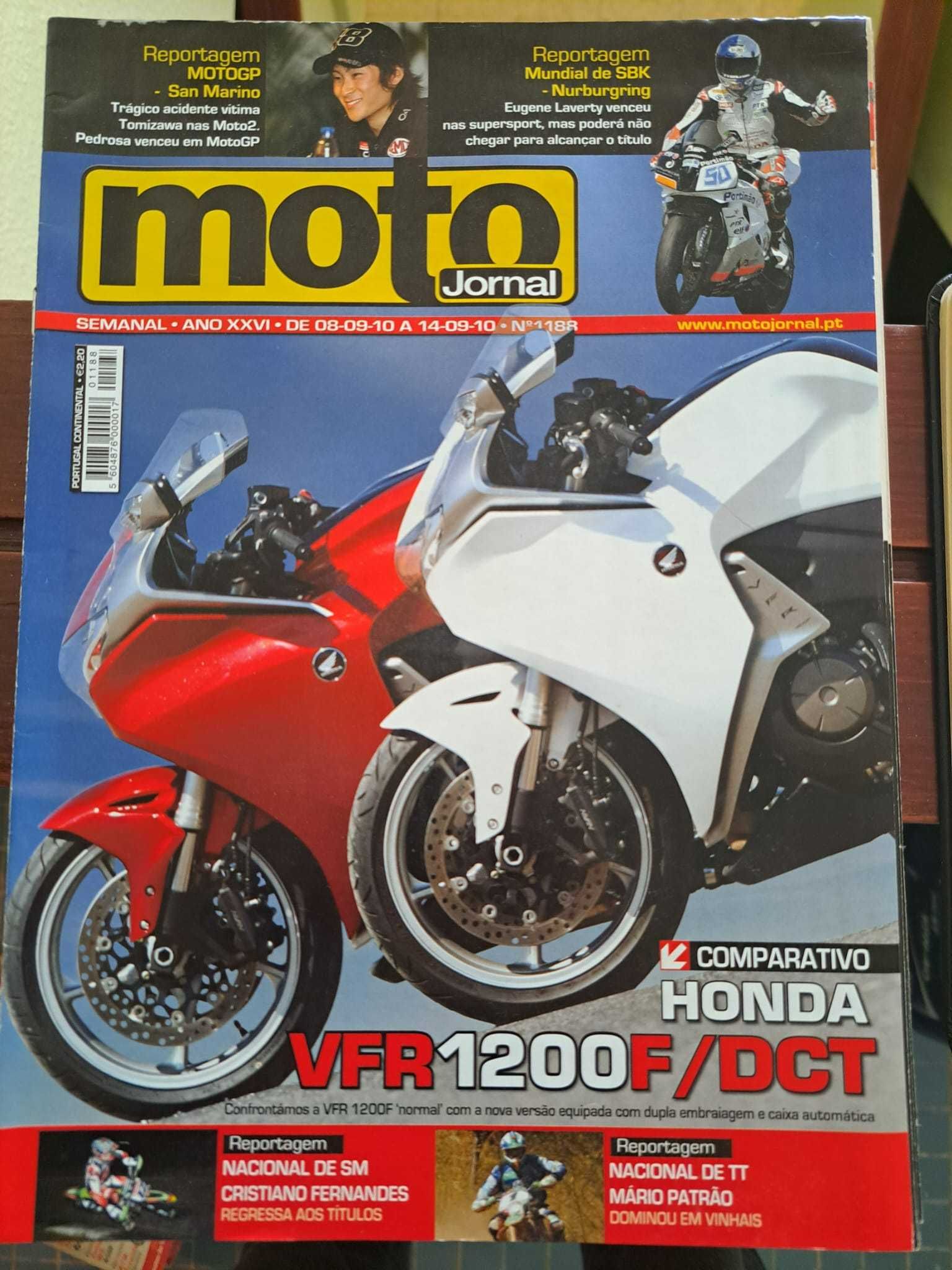 Revistas "moto jornal" e "Motociclismo" - estimadas