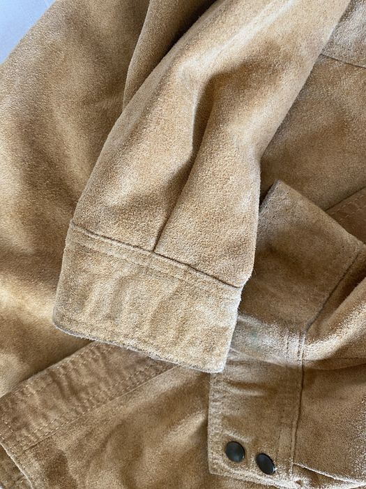 Koszula kurtka skóra zamsz uniseks roz. S