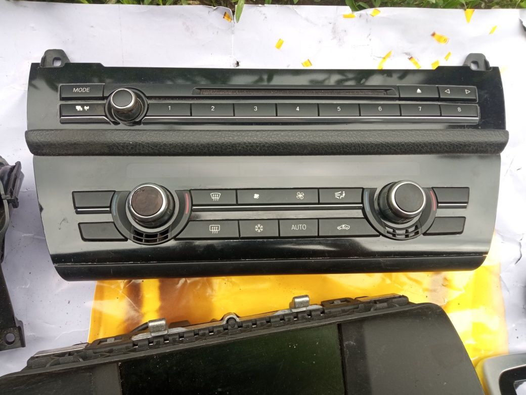 Радіо мід ф10 F11 BMW вмикач світла кнопки комплект пульт кондиціонера