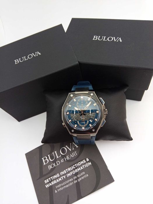 Суперточные мужские часы Bulova 98B357, 262 кГц, точностью 1/1000 сек