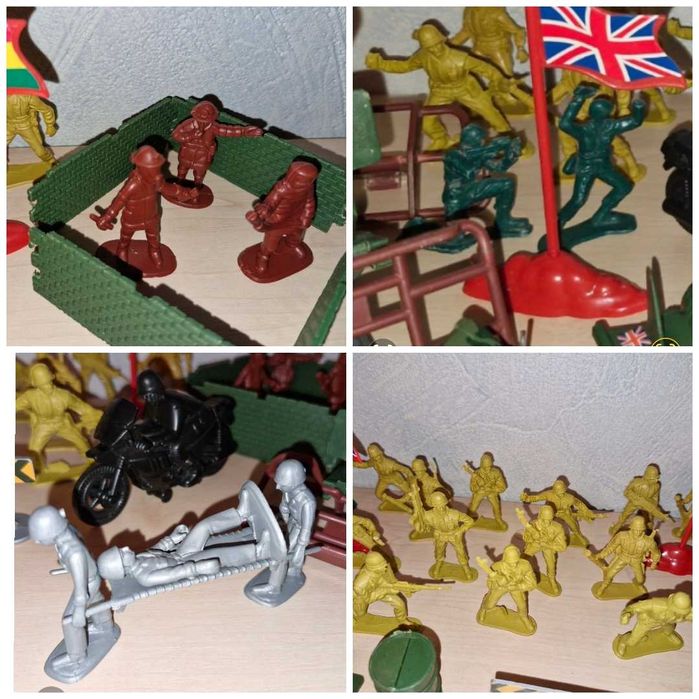 Військовий набір солдатиків та спецтехніки гра комбат