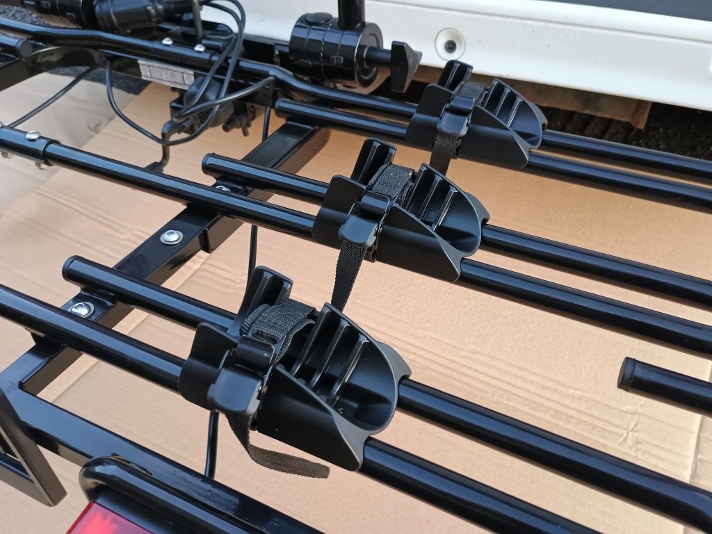 Bagażnik rowerowy na hak MFT platforma na 3 rowery udźwig 80 kg