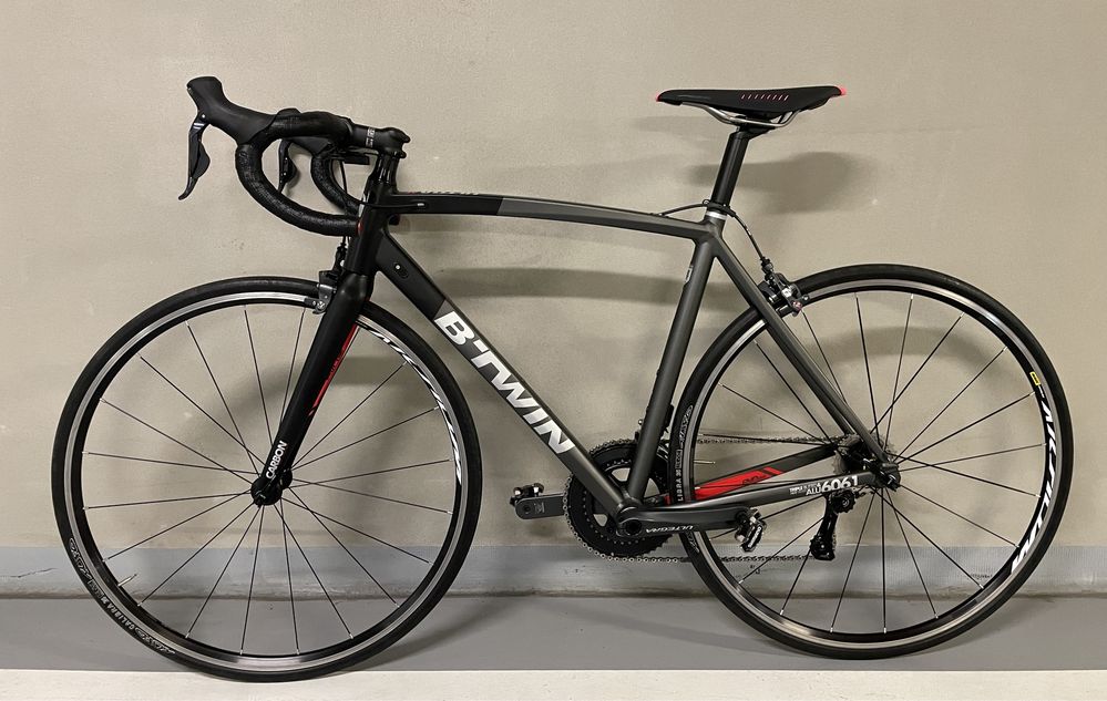 Rower szosowy B’TWIN Ultra 940 AF + carbon Ultegra Di2 stan idealny