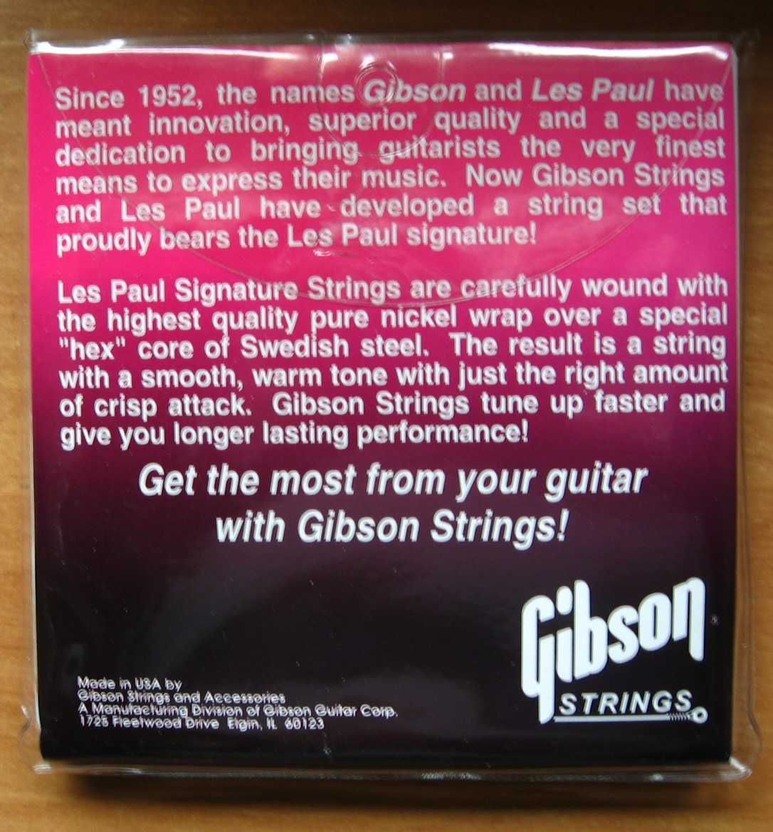Gibson GLPS Les Paul Signature - struny do gitary elektrycznej